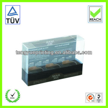 clear wine glass packing box/wine glass gift boxes wholesale