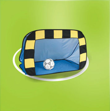 Children play mini football gate