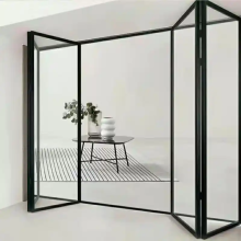 Narrow Aluminum Slim Folding Interior Doors