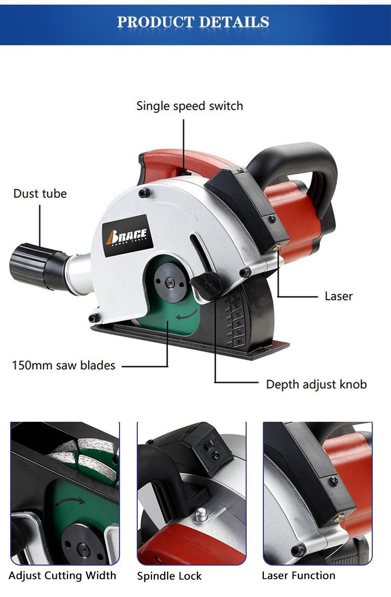 Groove Wall Chaser Machine Specifications