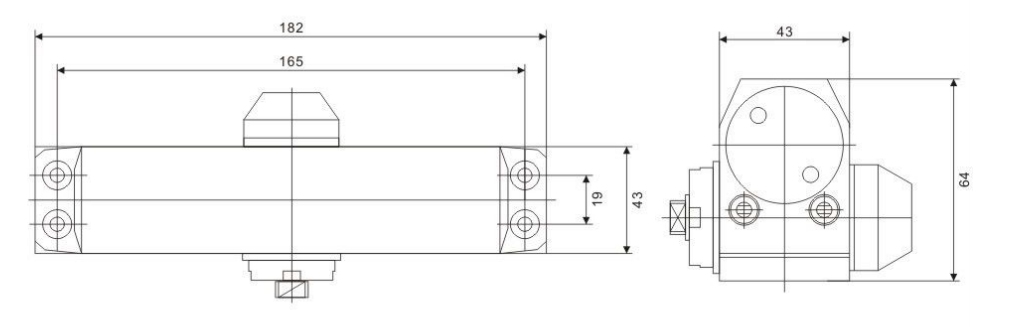 الباب أقرب door closer