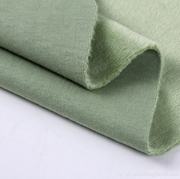 Polar Fleece Pure Color Knitted Flannelette