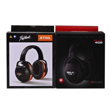 Headphone folding carton packaging