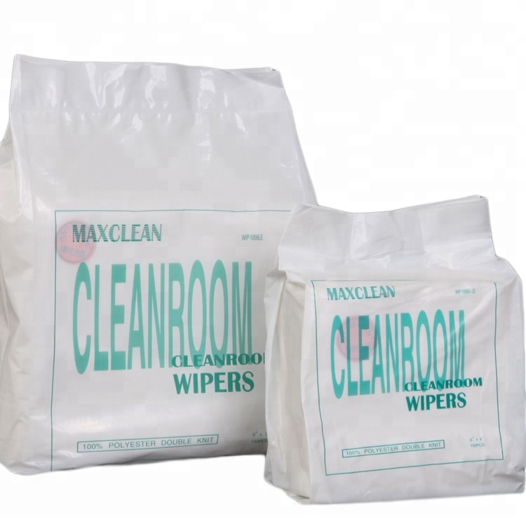 100% Cleanroom Polyester Cleaning Wiper glass wiper Manufacturer and Supplier