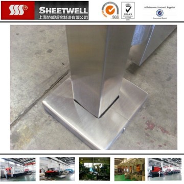 Customized Sheet Metal Outdoor Bars with Bending and Welding