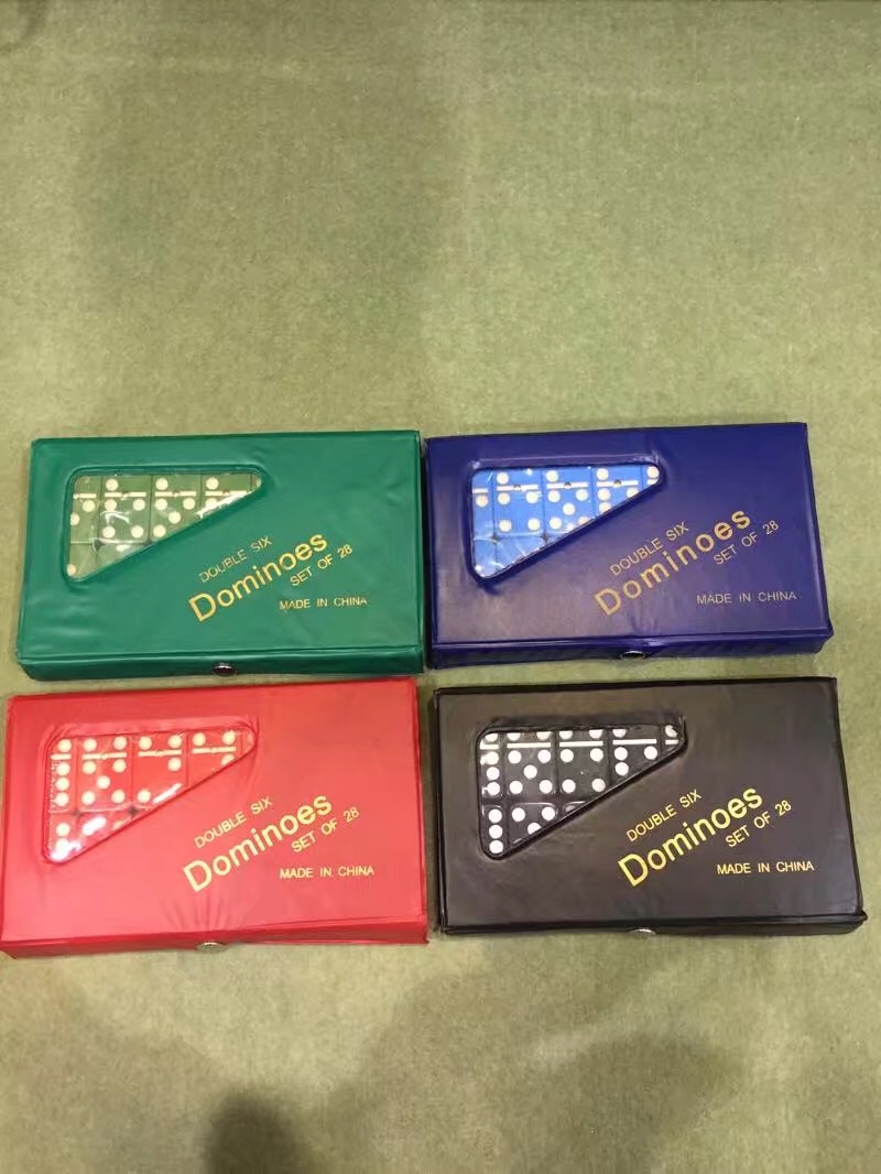 Travel Dominoes Games In Pvc Box