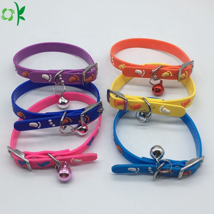 Adjustable Rubber Necklace Collar For Small Dogs Cats