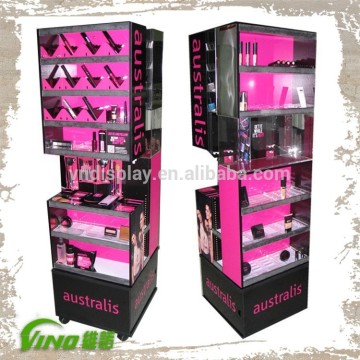 makeup stand cosmetics floor display stand