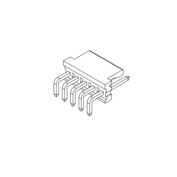 3,96 mm Pitch 90 ° Wafer Connector Series DW3961R-XP-2