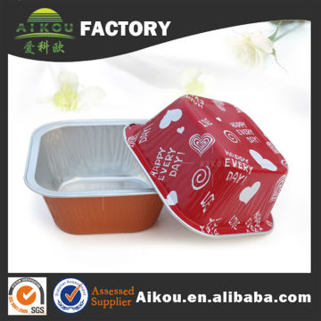 colored frozen aluminum chocolate cup mould