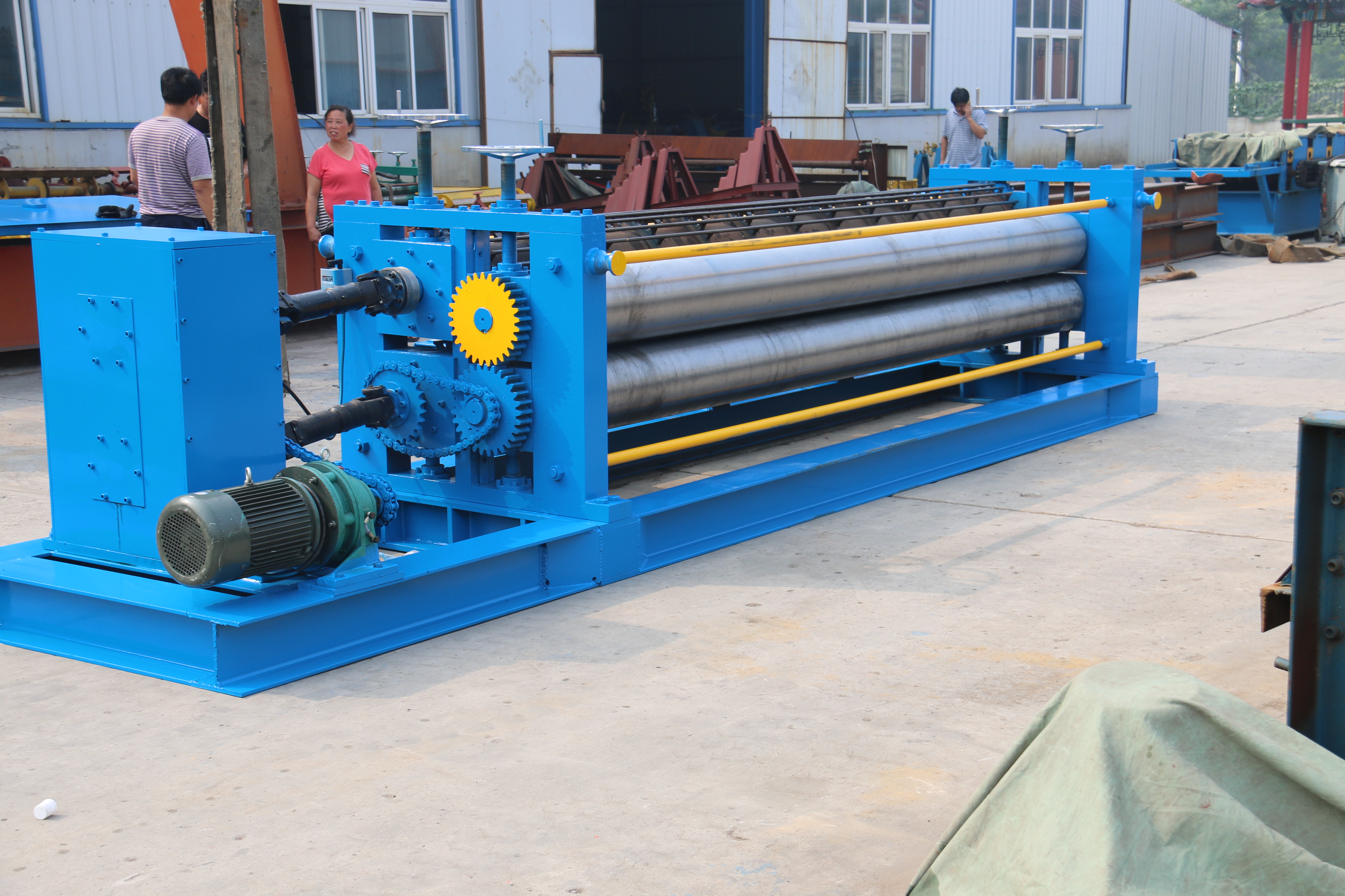 0.15-0.4mm Barrel Drum Type Metal Sheet Corrugated Til Machine Barrel  corrugated Roll Forming Machine