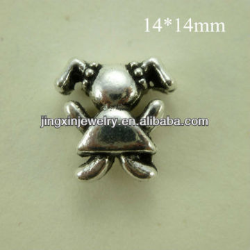 plated bambina shaped plastic jewerly charms zama material