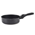 Stackable grill pan with removable handle