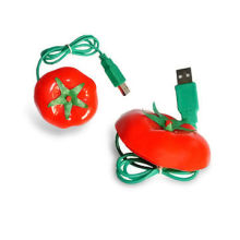 Auto-play Tomato USB Connector Web Button Keys, Customized Logos and Preloaded Promotional URL