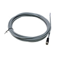 Grey M8 Female 3 pin Sensor Extension Cable