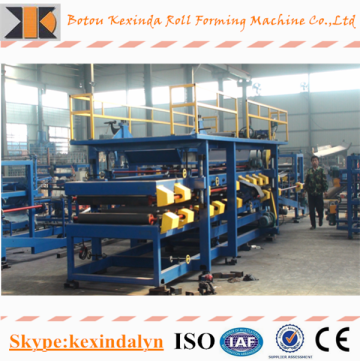 roof sandwich panel making machine