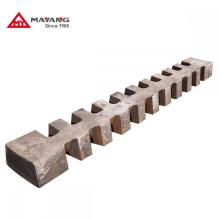 Scrap Metal Recycling Shredder Wear Parts High Manganese Scrap Shredder Grates