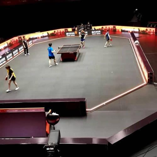 Сертифицированный ITTF настил для настольного тенниса из ПВХ