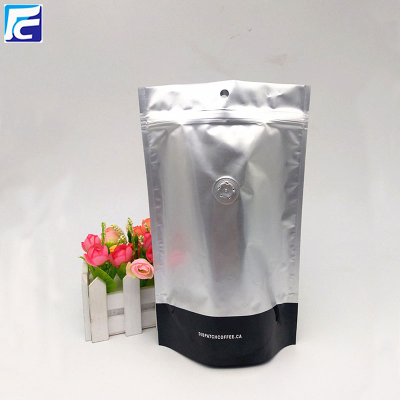 Food grade plastic foil ziplock flour packaging bag