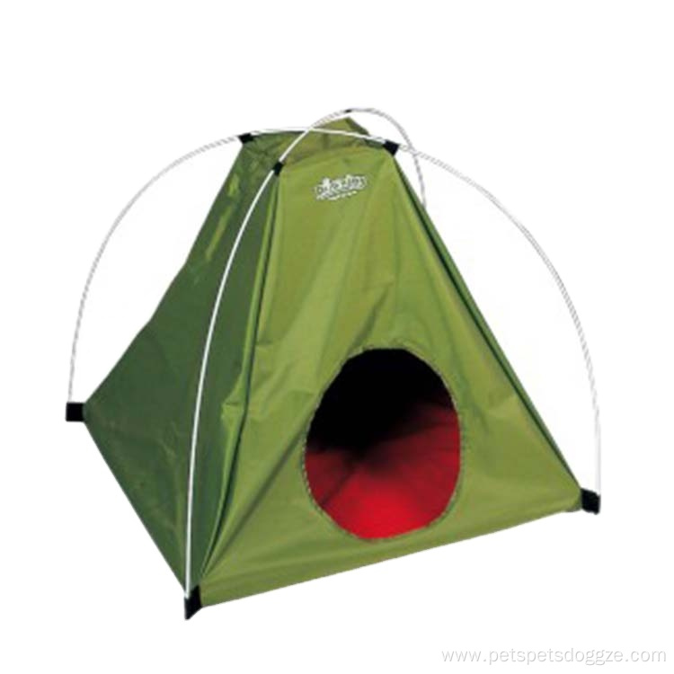 Foldable polyester pet tent for cat and dog