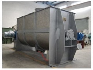 Batch mixed ribbon mixer