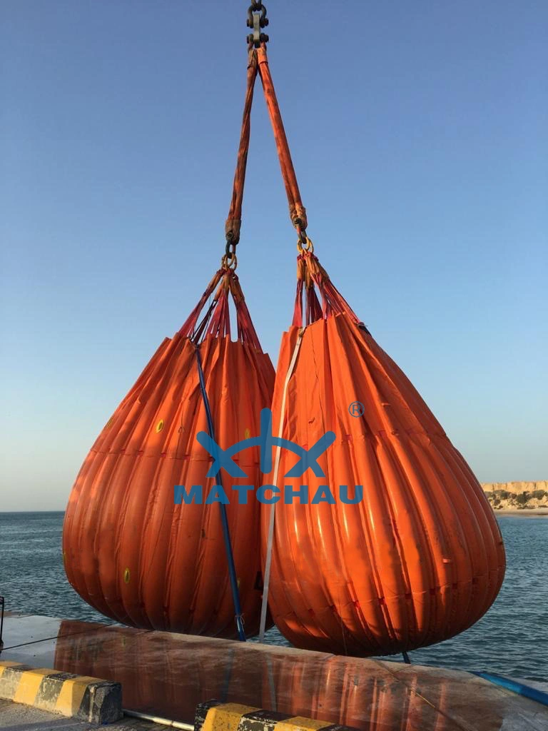 250kg-500kg Lifeboat Davit Water Proof Load Testing Water Weight Bags