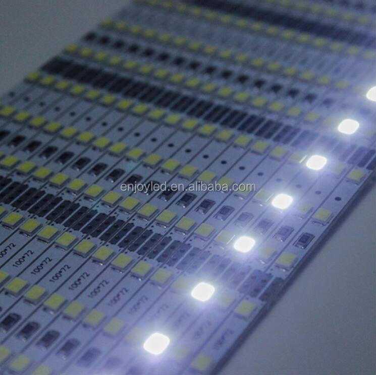 Factory wholesale LED super bright 2835 4mm 12v 72led/84led/m rigid light strip for Ultra-thin advertising light