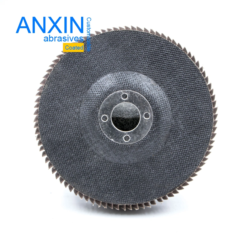 Vertical Fitted Flap Disc for Soft Grinding