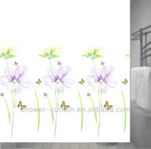 polyster fabric elegant sunflower shower curtain