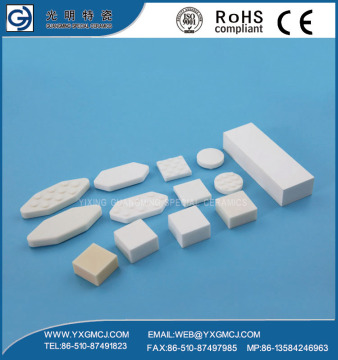 Wear-resistant zirconia ceramic lining plate