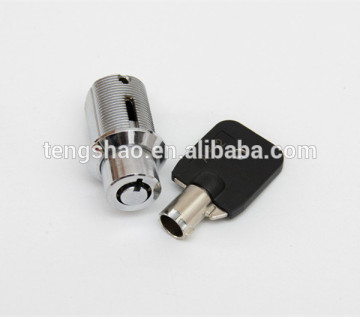 pins mechanism tubular key push lock