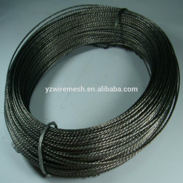 black annealed twisted iron wire