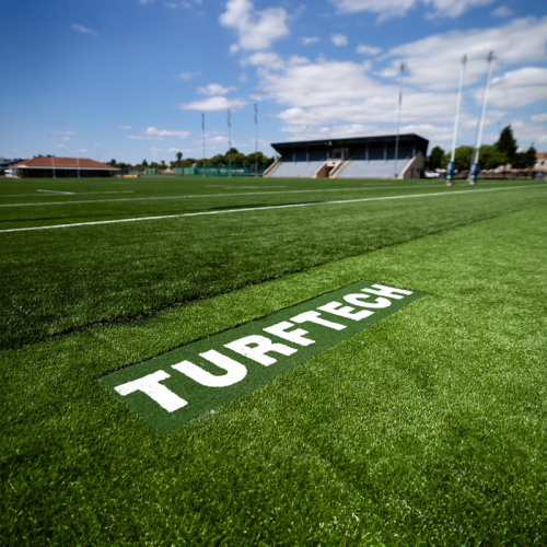 Logo Rumput Buatan Rugby Field Kustomisasi