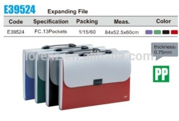 plastic file folder fastener expanding file folder