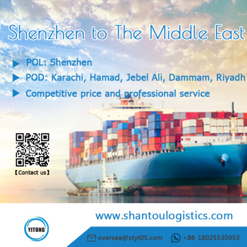 Ocean Freight from Shenzhen to the Middle East