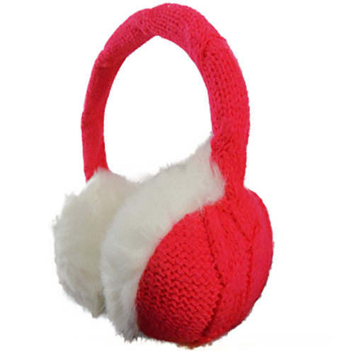 Knitted Warm Headset Earmuff Style Headphones