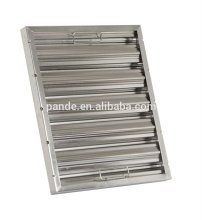 stainless steel Baffle Filters for heavy duty kitchen hood