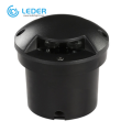 LEDER 9W Luce Led Interrata Nera