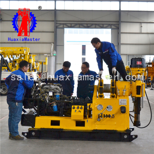 Powerful Diesel Engine Diamond Core Sample Machine Rotary Core Drilling Rig For Sale