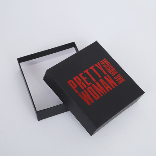 Custom Black Matte Paper Skincare Packaging Box