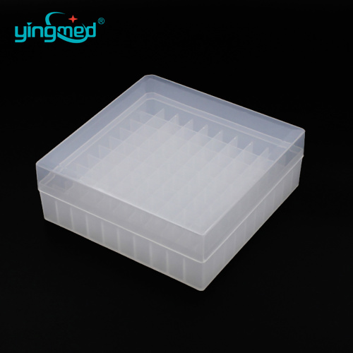 Caja de tubo de congelación de la rejilla de tubo crio de plástico de plástico
