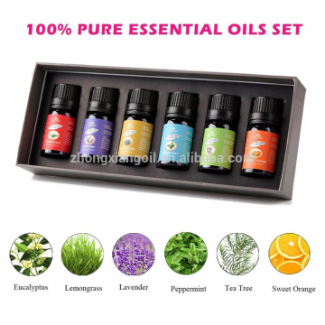 6pc 10ml Essential Oils Set Massage Oils Set