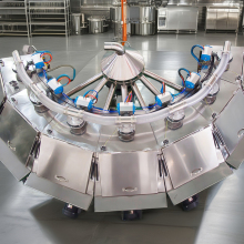 Stainless Steel Automatic 12 Hopper Batching Mixer with PLC