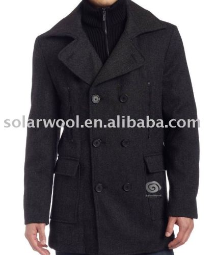 Men's Blend woolen Long Overcoat