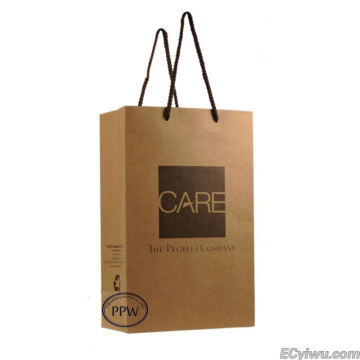 Customed Printed Khaki Paper Bag Wholesales