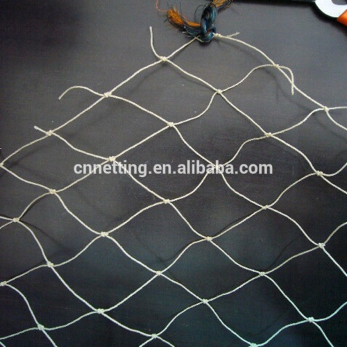 Heavy duty knotted Anti bird net stone color