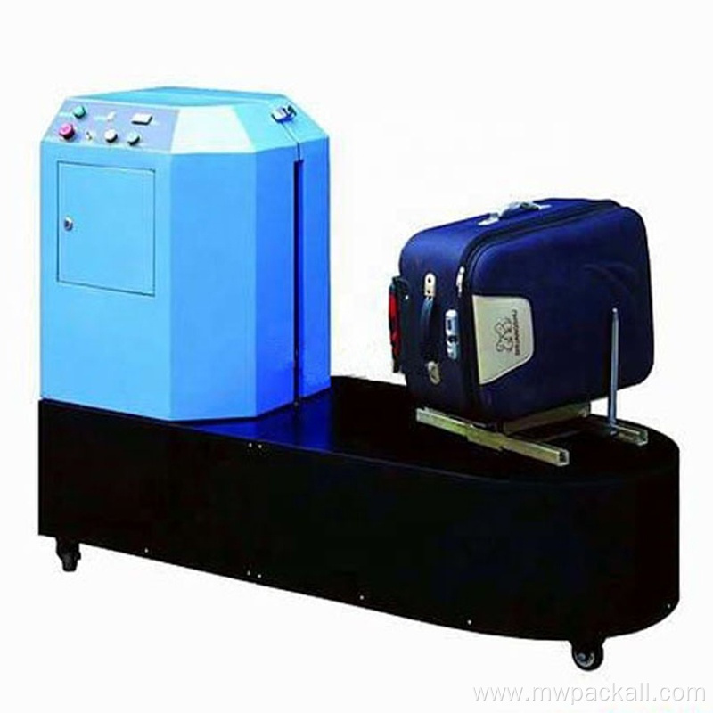 Hot sale airport luggage stretch film wrapping/pack machine