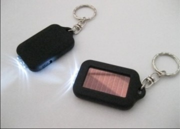 Led Solar Keychain Flashlight 