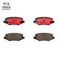 Plăcuțe de frână ceramice spate pentru Jeep Wrangler