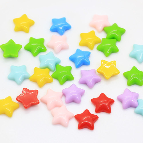 Mini Star Cute Cabochon 100 pezzi / borsa per ciondoli decorativi artigianali fatti a mano Ornamenti giocattolo per bambini Spacer Slime